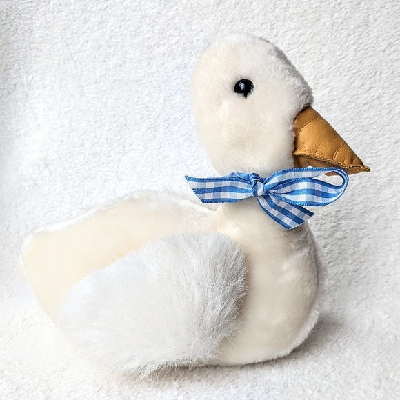 Vintage Eden Toys wind-up musical lullaby duck plush deadstock 1987 - Picture 4 of 12